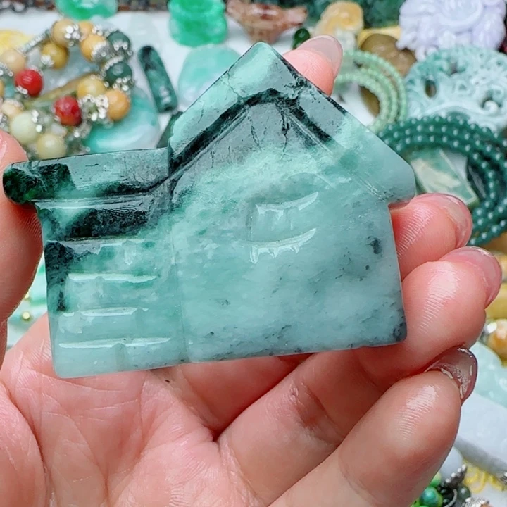 翡翠合金颈饰天然A货68