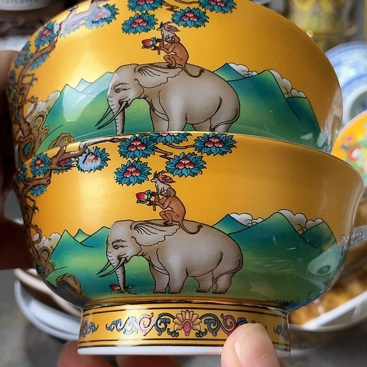 景德镇陶瓷藏式茶碗