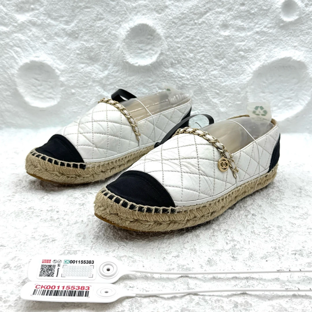 95新 Chanel/香奈儿 香奈儿/CHANEL/38码/渔夫鞋/非全新