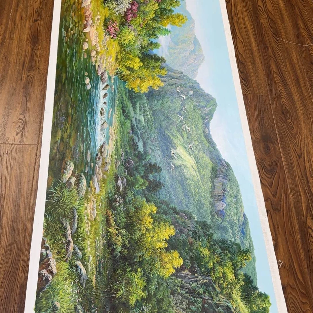 油画我要不明天要回家不