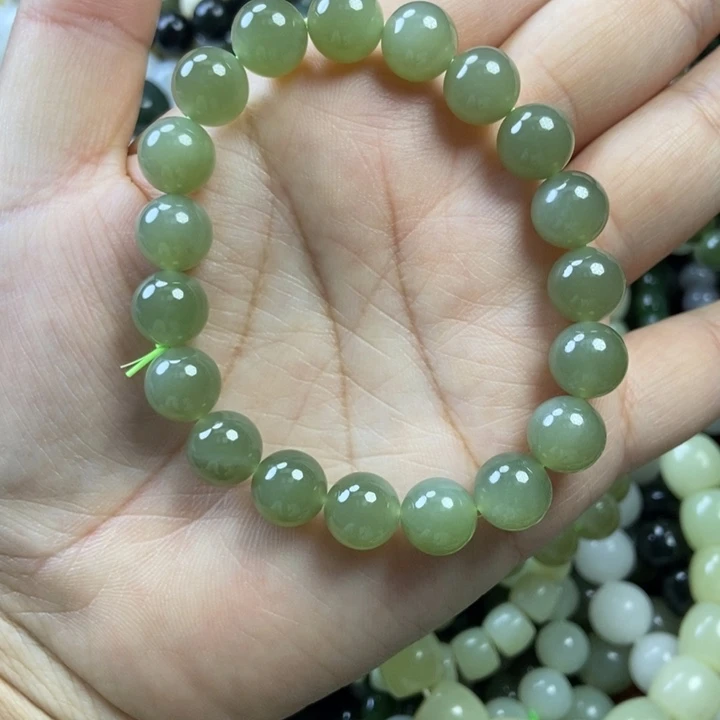 和田玉未镶嵌手链卡10