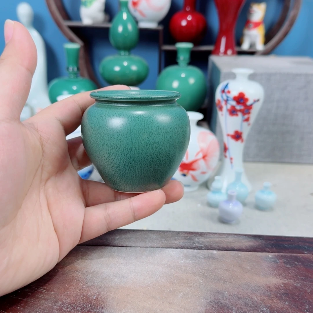 陶瓷手工小花器摆件