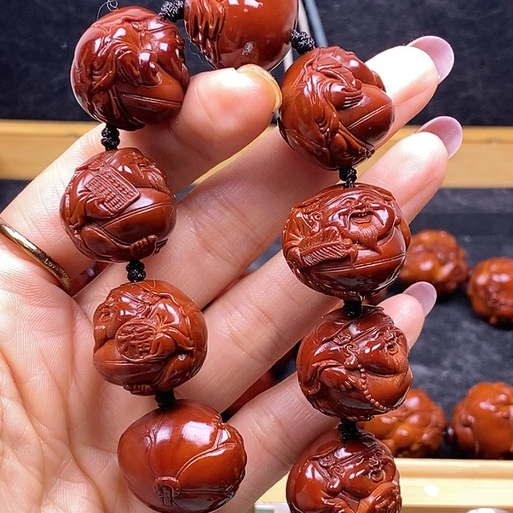 幸***随吊坠橄榄核橄榄核手串