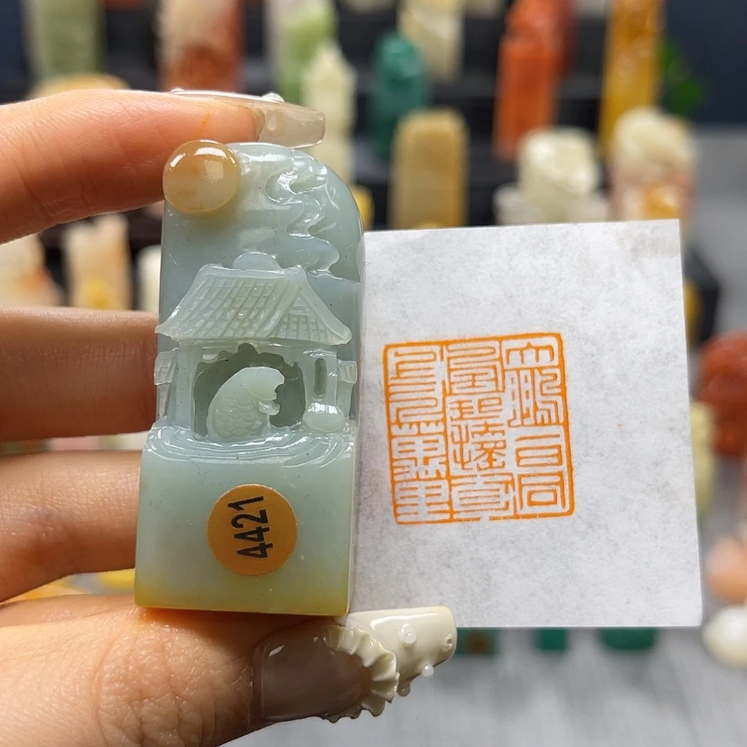 巴林石印石包邮包刻4421