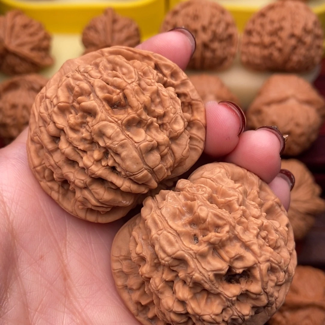 文玩核桃把件精品大官帽47