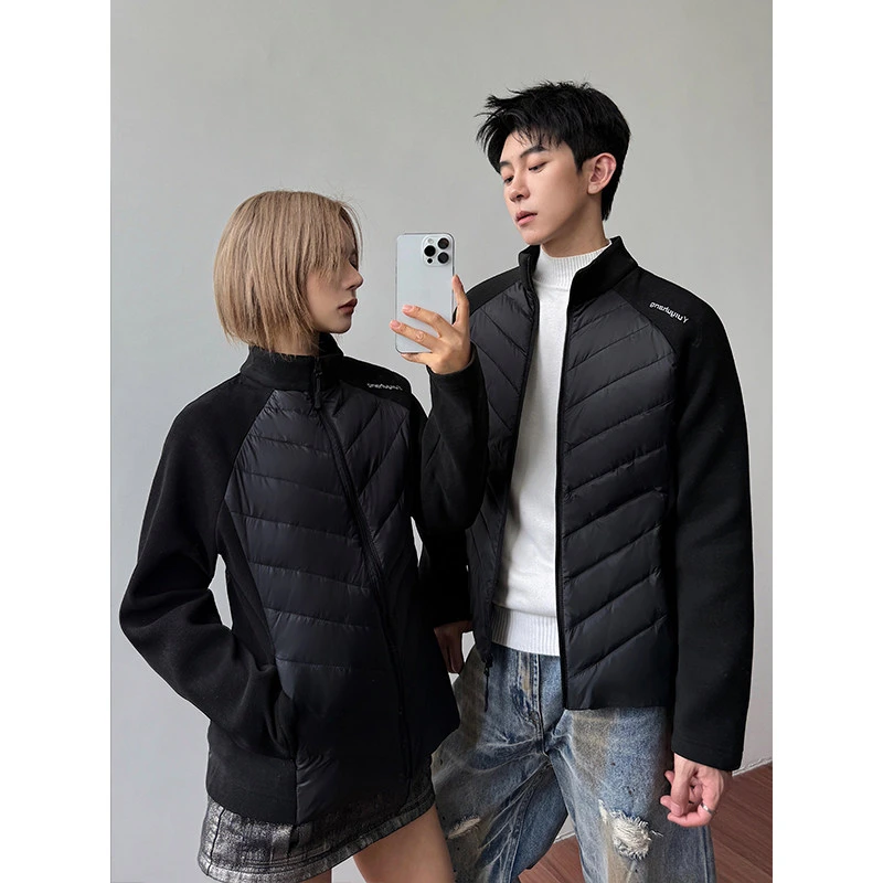 LULU同款2025秋冬户外轻薄羽绒服内胆修身运动小蛮腰瑜伽