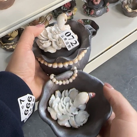 瓷片若****?柴烧柴烧柴烧072一套