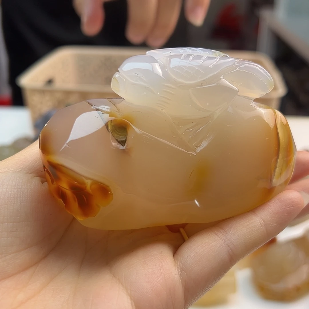 玛瑙/玉髓未镶嵌吊坠(不含链)