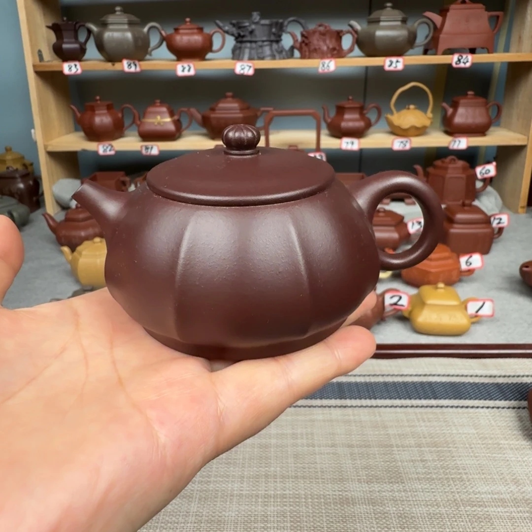 茶壶紫泥半手工制作