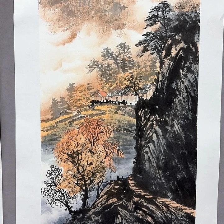 国画亲笔手绘放心去藏