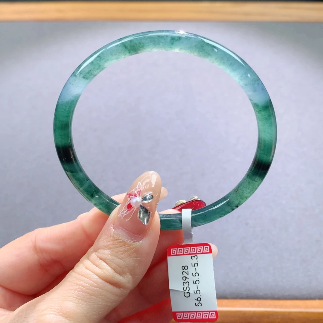 翡翠手镯未镶嵌天然翡翠手镯叮当镯