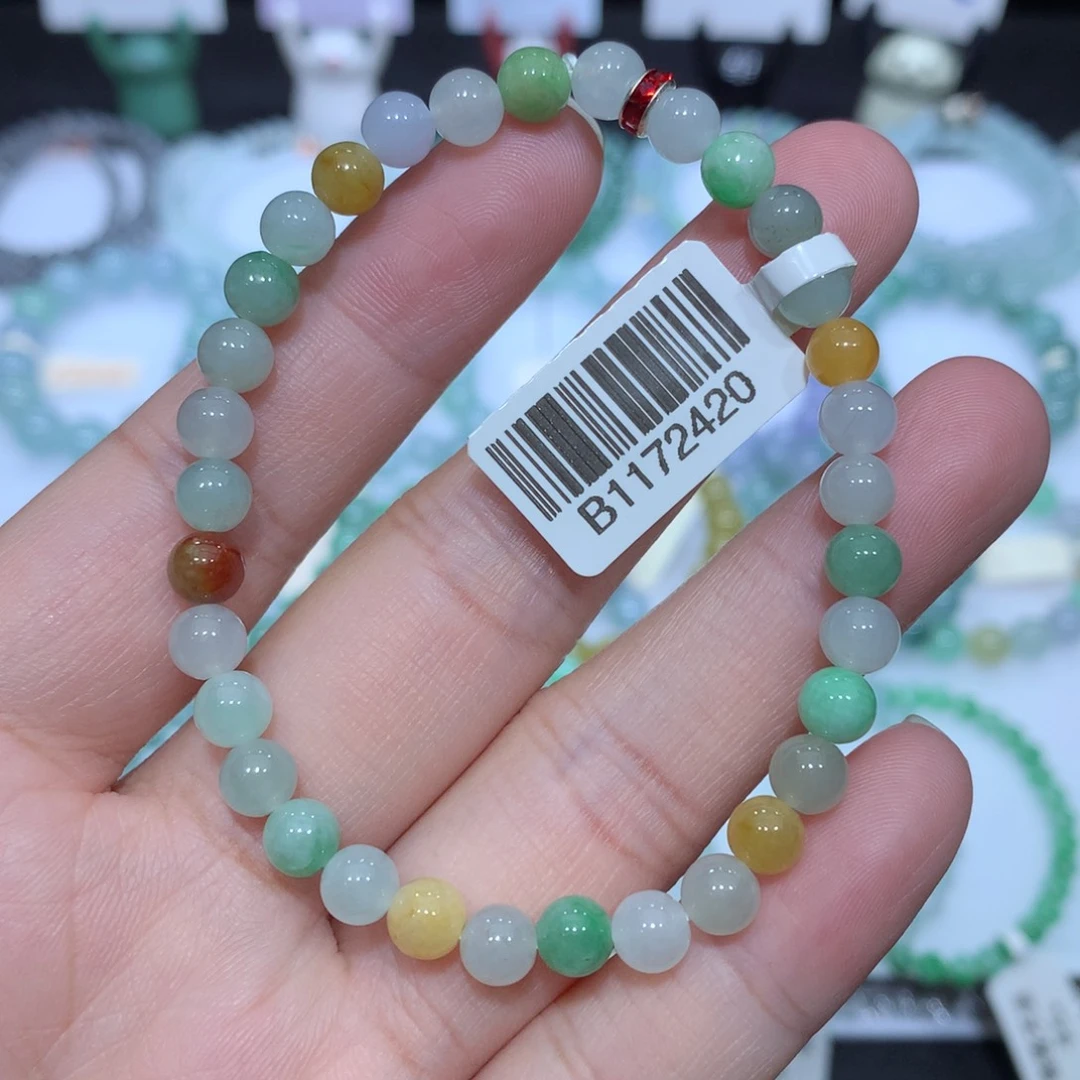 翡翠未镶嵌手串天然