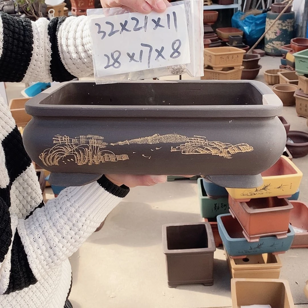 紫砂花盆紫砂花盆