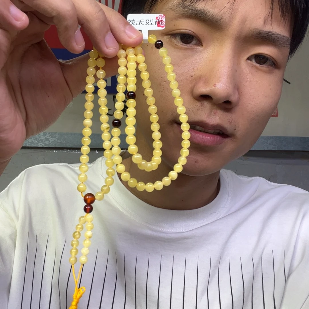 未镶嵌颈饰蜜蜡多样性老黄蜡蜜蜡链子