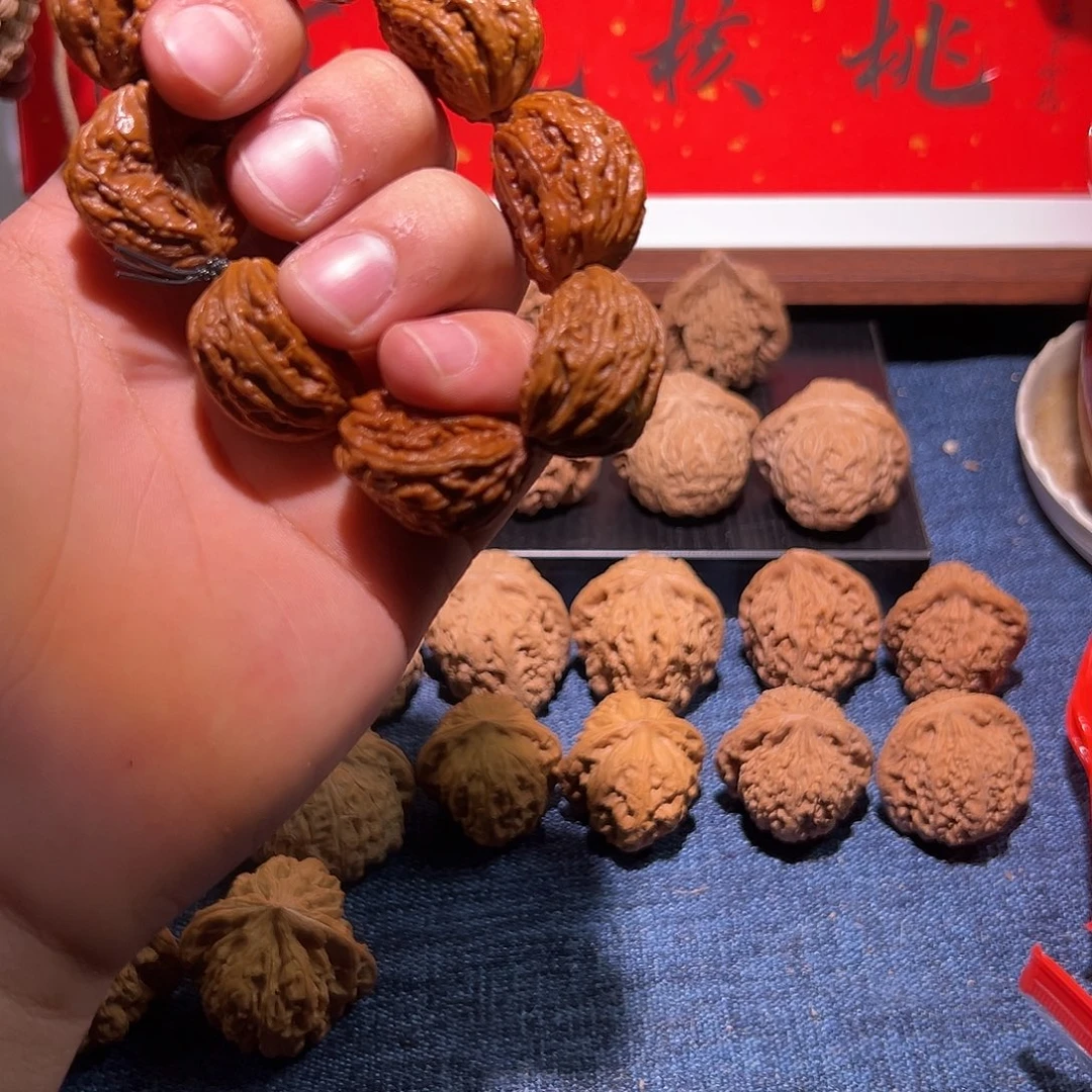 吊坠文玩核桃异形手串小刺猬，颗颗精挑精配