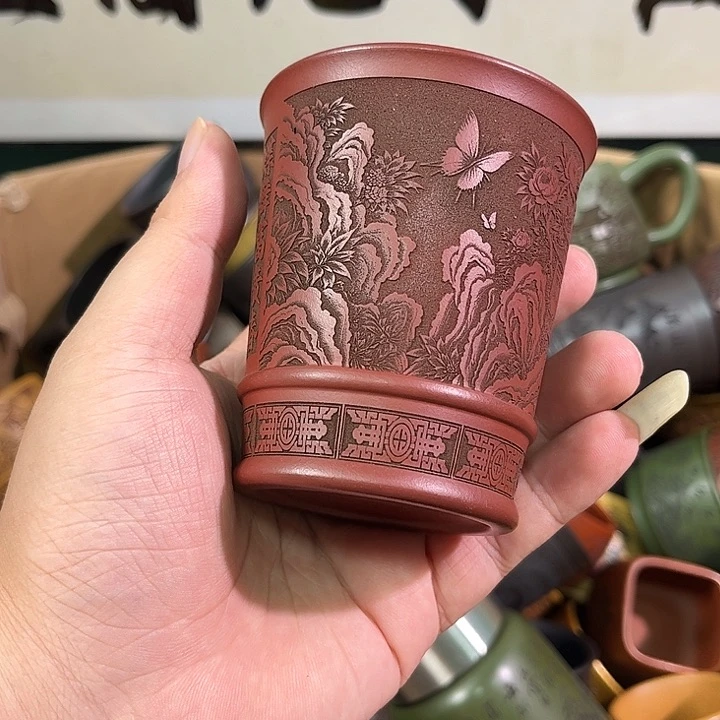 茶杯紫砂全手工紫砂主人杯