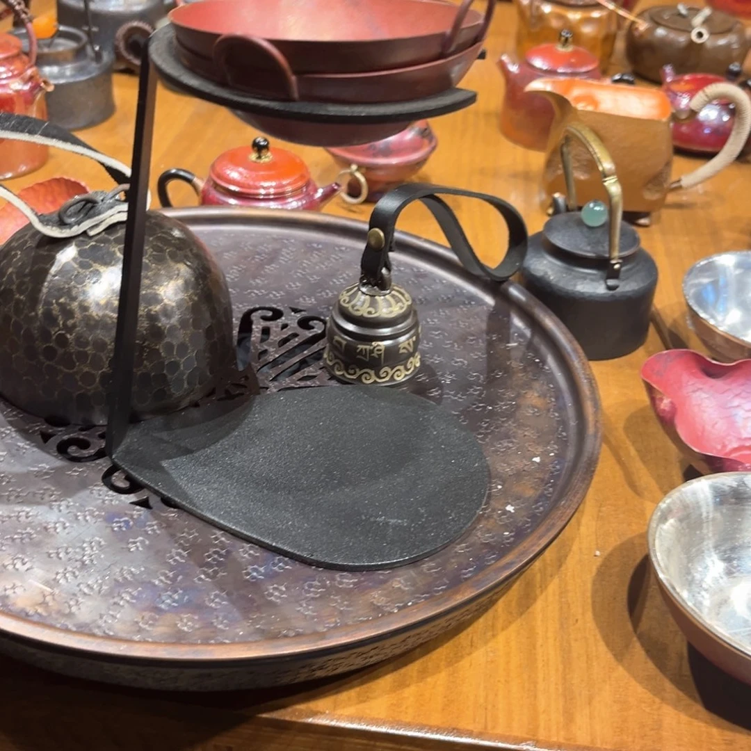 茶漏四件套手工锻打工艺