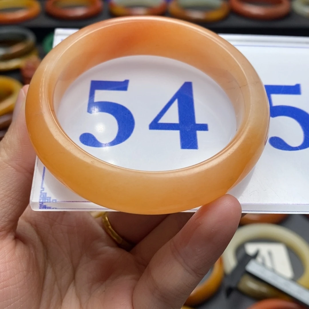 石英质玉（黄龙玉）手镯 未镶嵌