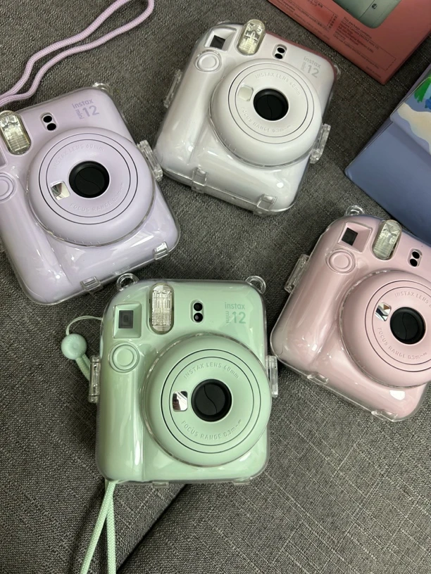 准新品 Fujifilm/富士 拍立得mini12相机带透明壳下单备注颜色