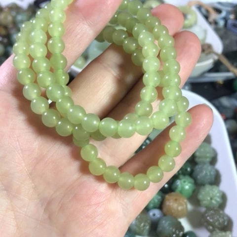 手链未镶嵌和田玉（糖玉）絮*叨