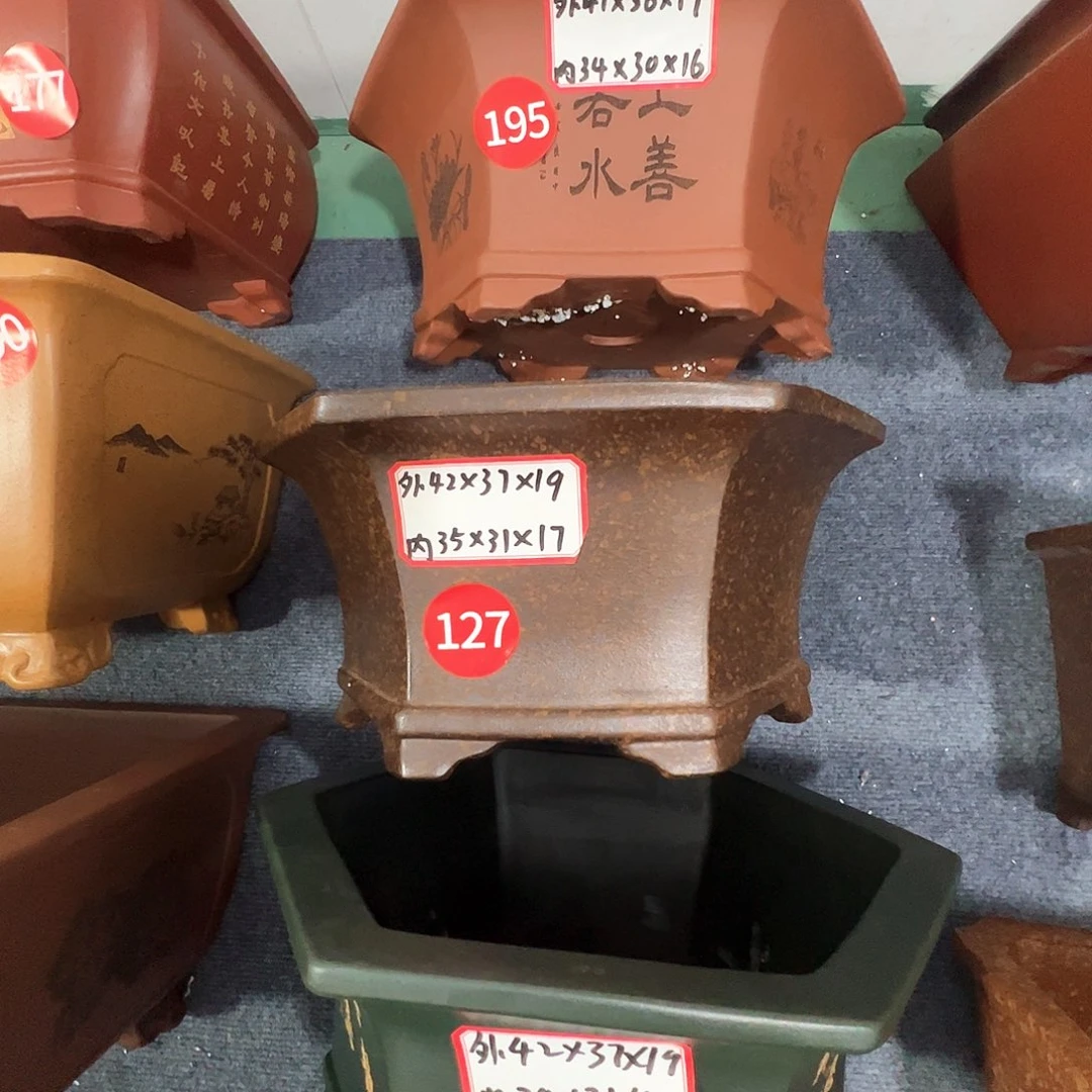 紫砂花盆紫砂花盆