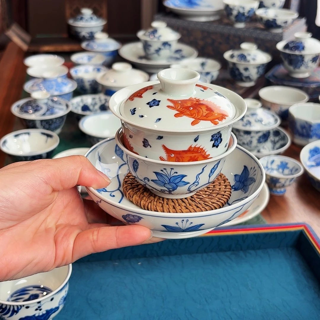 嘿***生盖碗➕杯子➕壶成