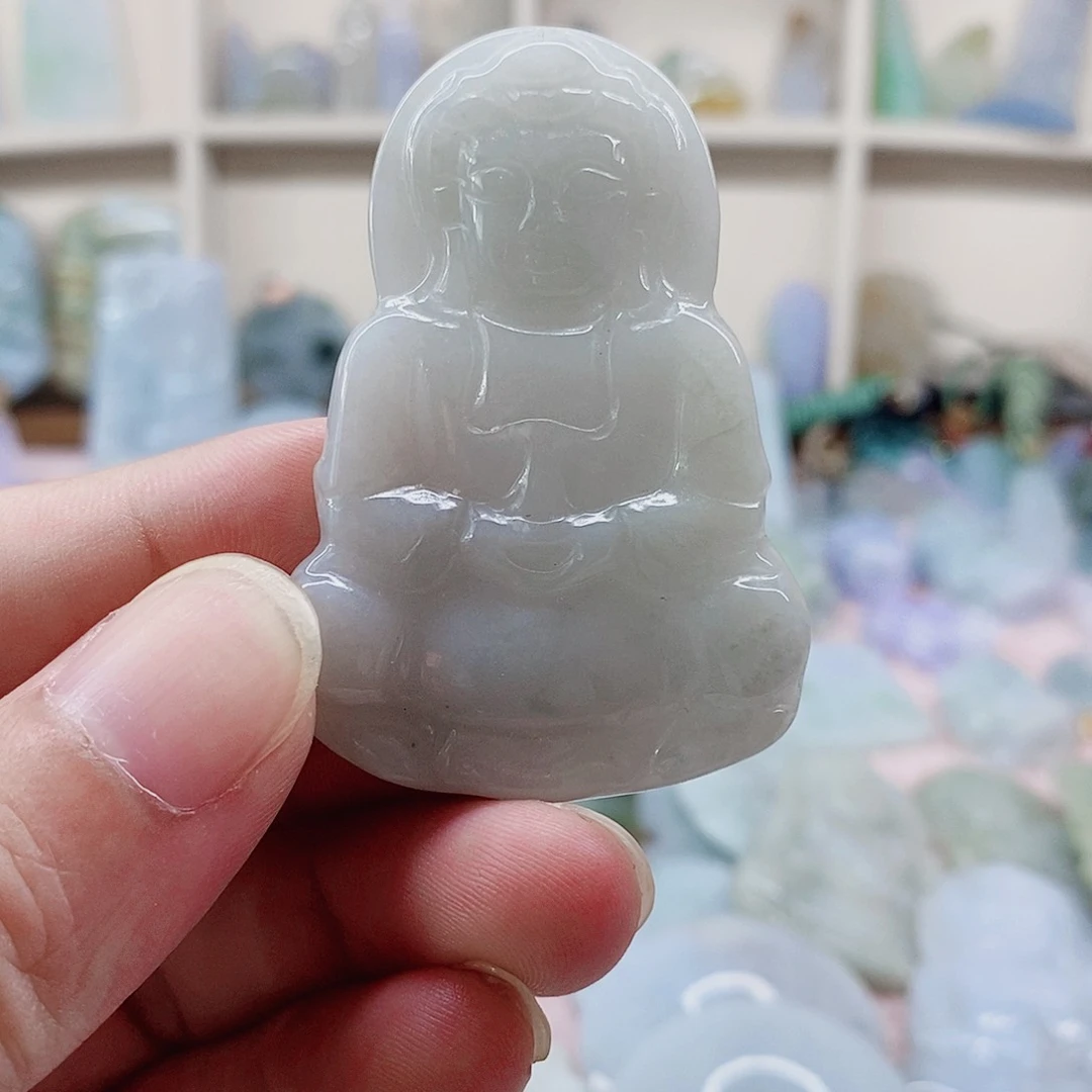颈饰未镶嵌翡翠天然