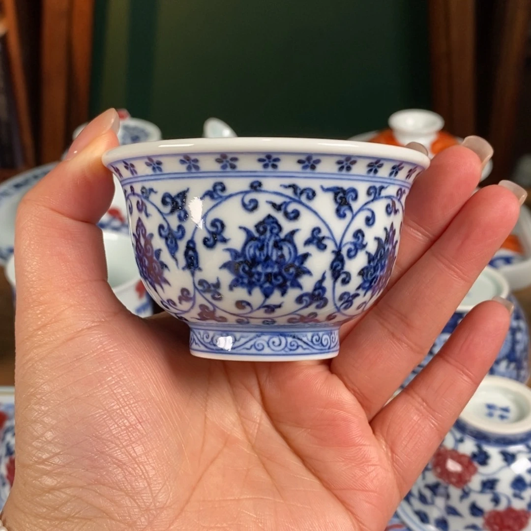 德*叔阳春白雪 青花小压手