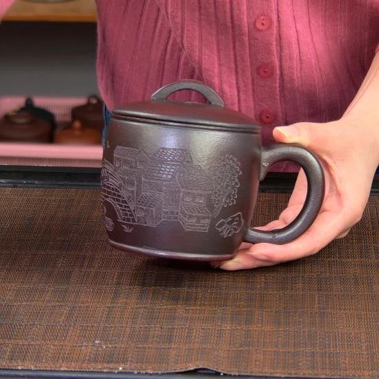紫砂茶杯高货放漏