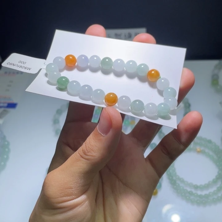 未镶嵌手串翡翠翡翠