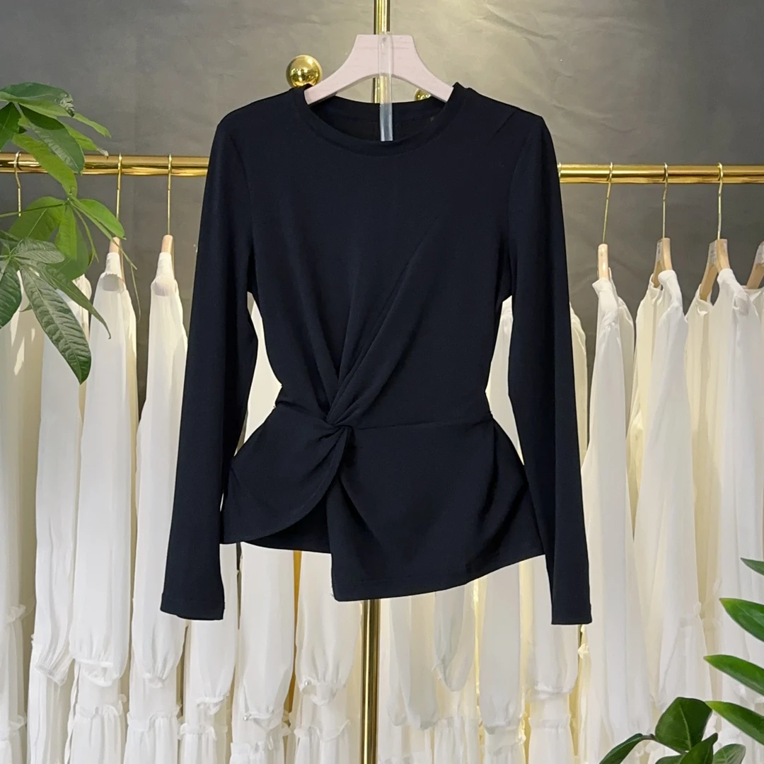 【RG2382】2025年新款时尚气质百搭减龄显瘦新款小衫