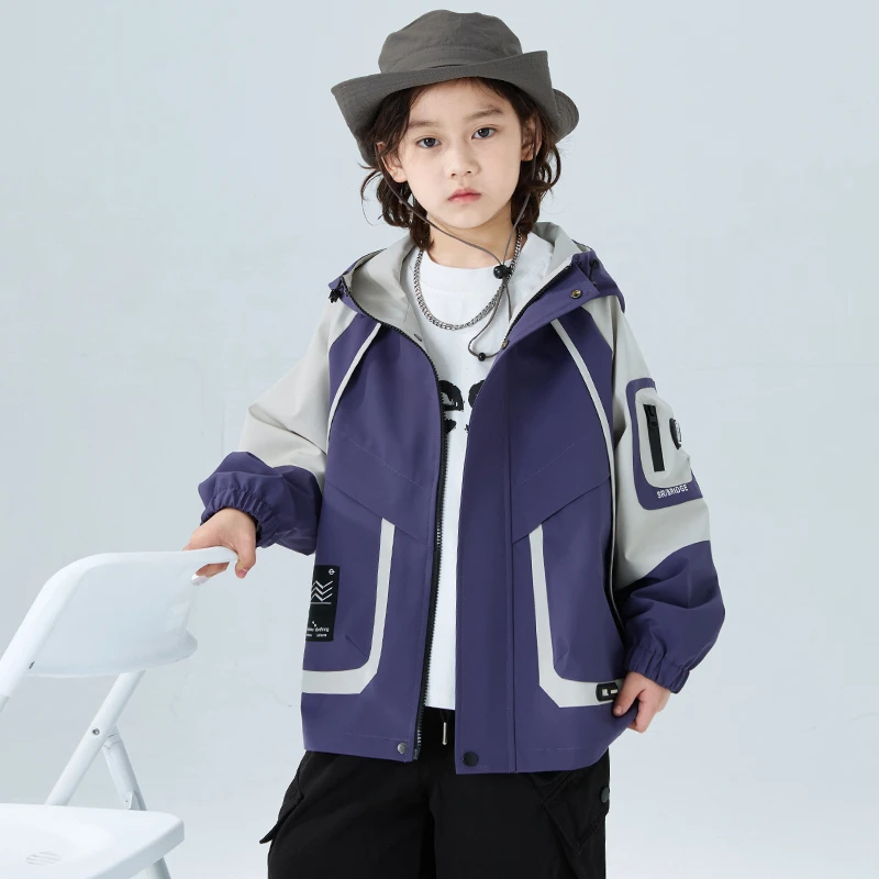 男童春秋款工装外套2025新款春季中大童酷帅潮【MD】A5066