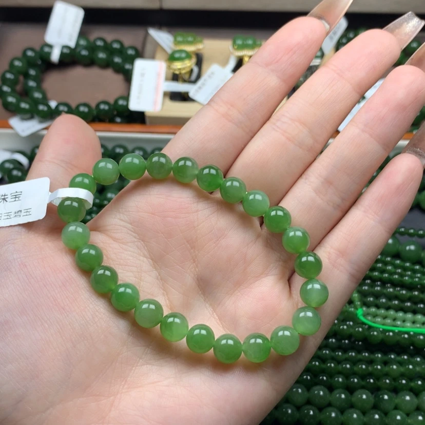 【闪购商品】和田玉（碧玉）手串未镶嵌8m