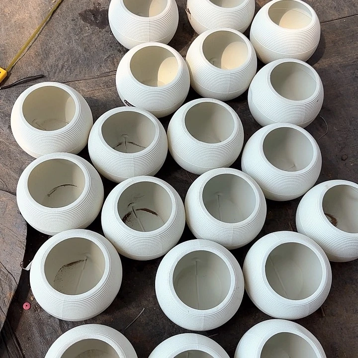 11公分园口1个白色