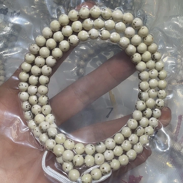 手串星月菩提石玉料8圆