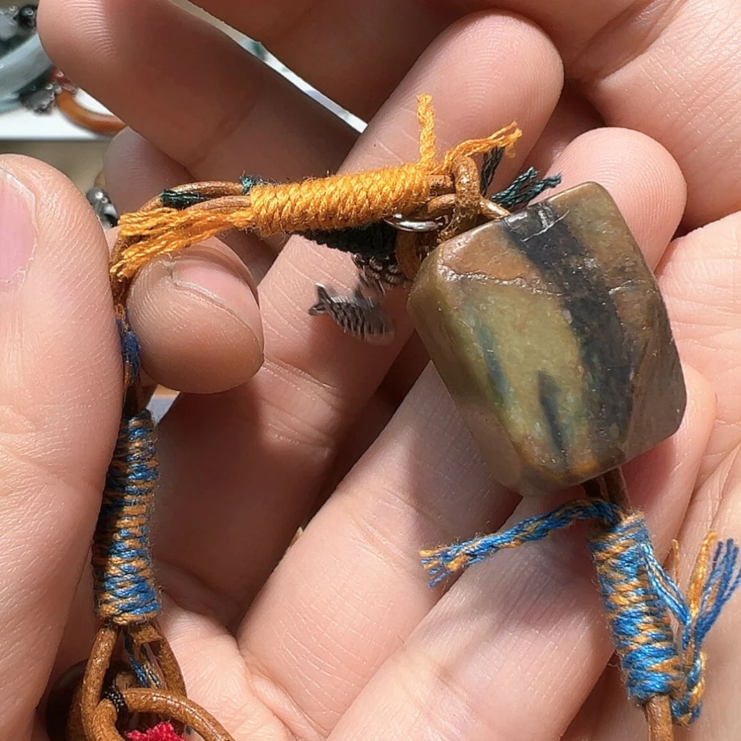 翡翠手链未镶嵌炸