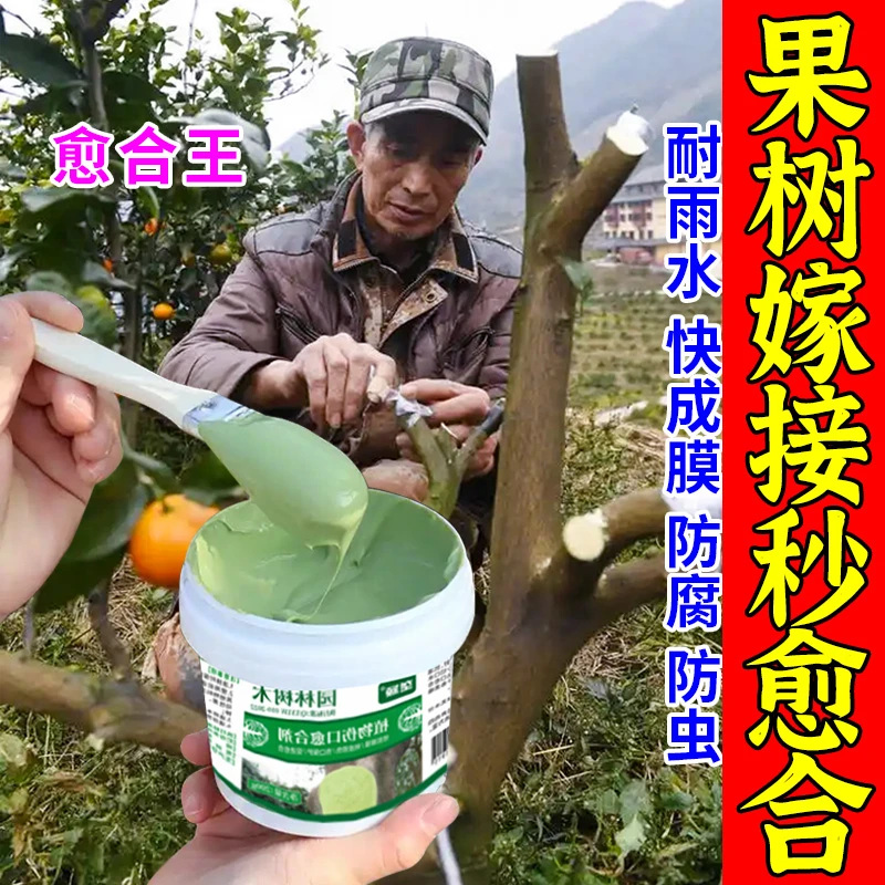 大树伤口愈合剂树枝封口修复膏植物创伤愈合液树干涂抹剂嫁接愈合