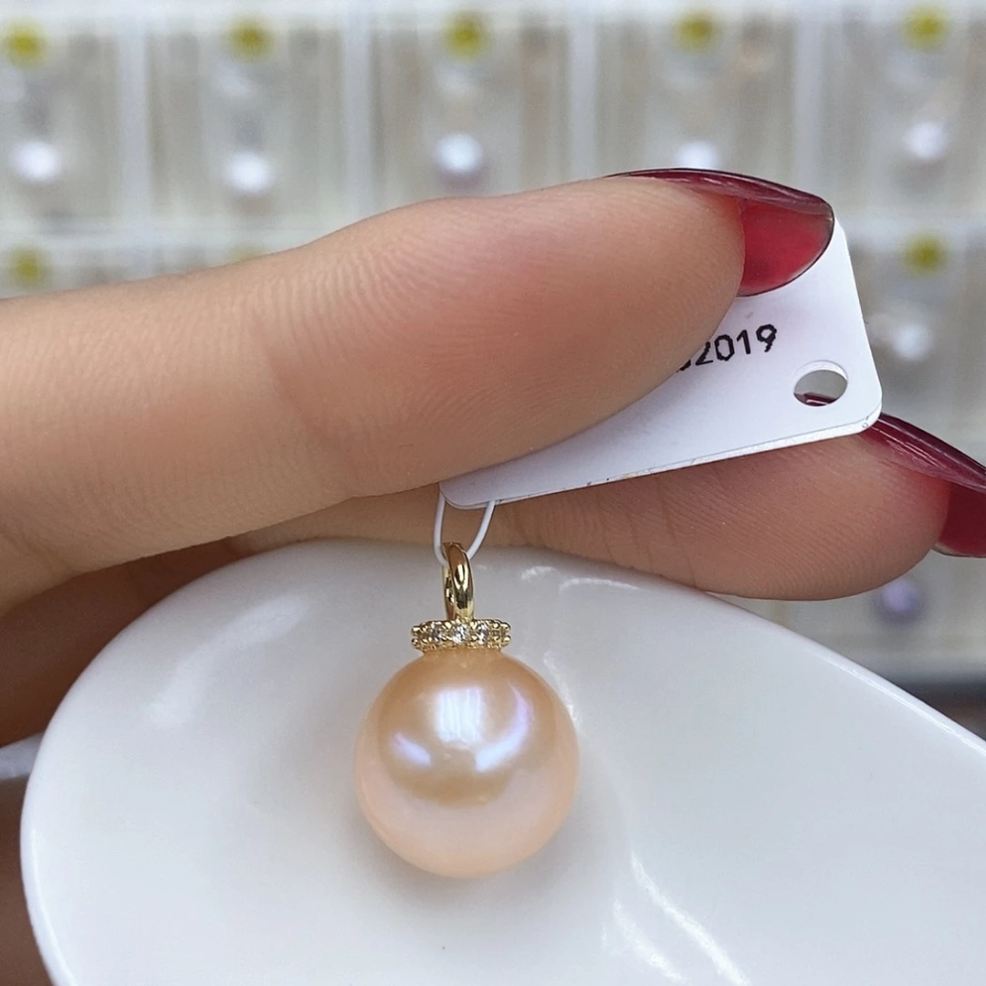 颈饰合金淡水珍珠