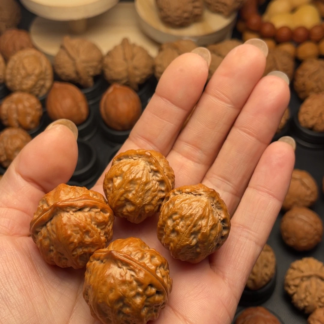 文玩核桃把件亮*文玩核桃好可爱