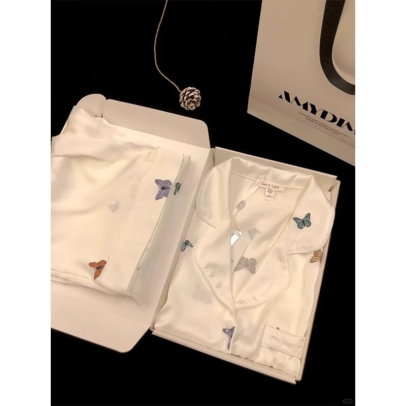 生日礼物送女生送闺蜜女朋友送老婆高级感冰丝睡衣女轻奢惊喜礼盒