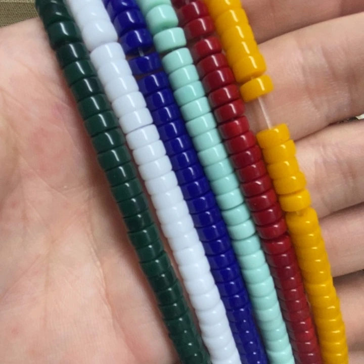 琉璃颈饰隔片 卡6