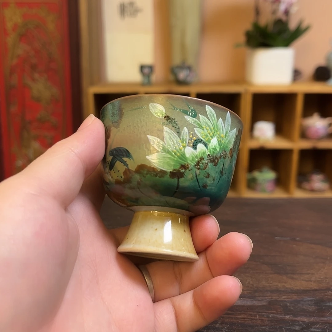柴烧手工手绘陶瓷