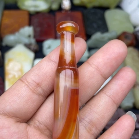 蛇纹石玉未镶嵌颈饰31