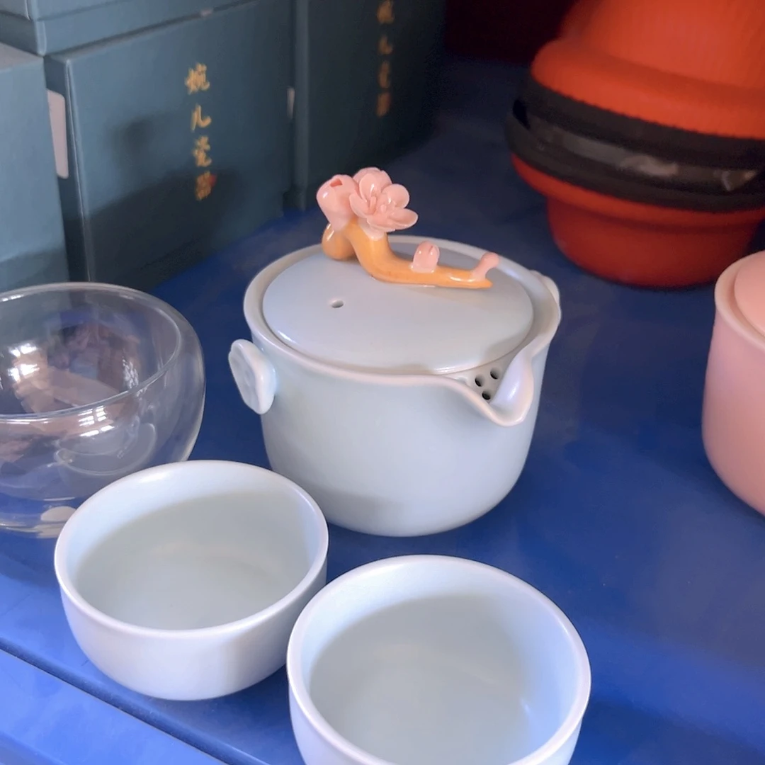 瓷片陶瓷茶具直播价格不退换