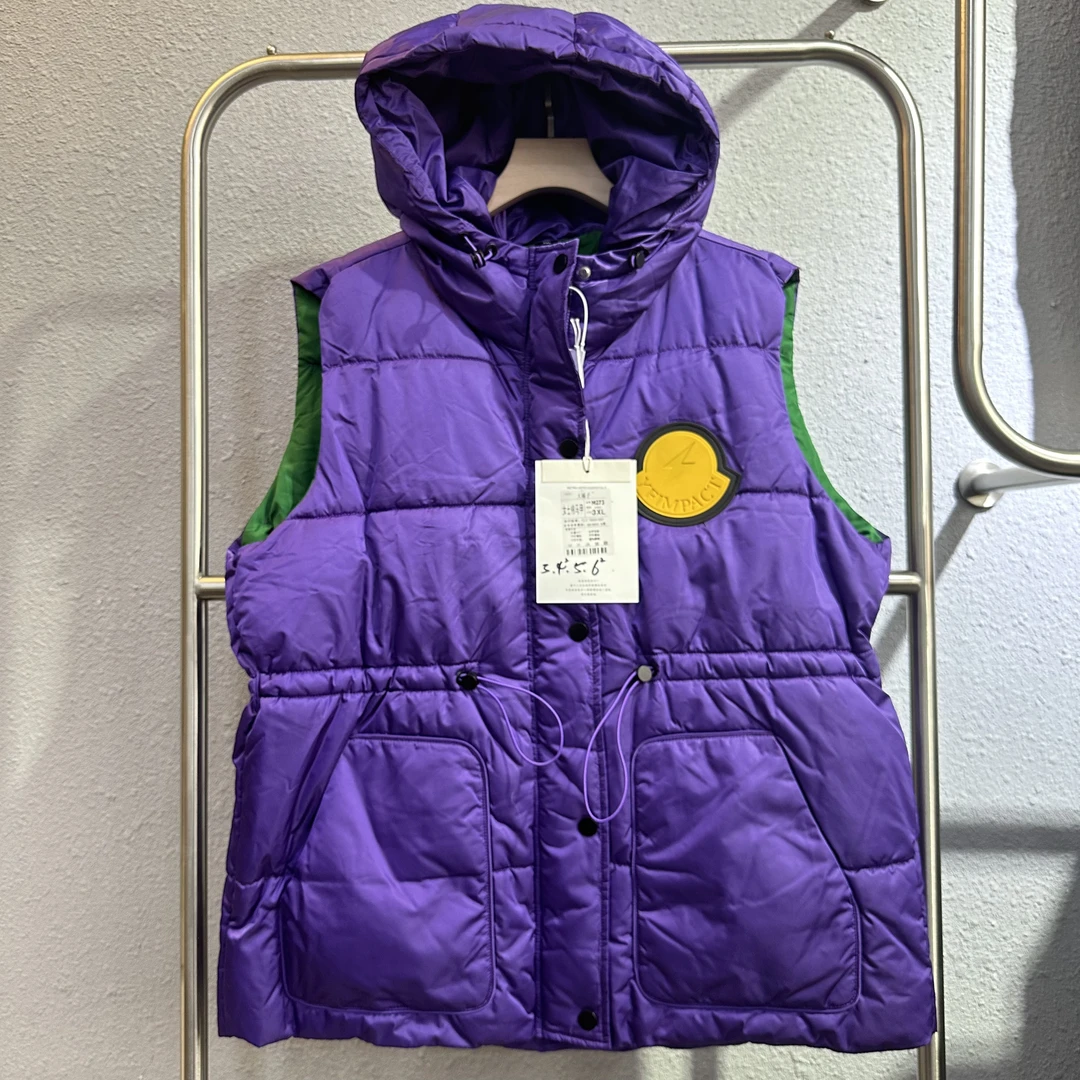 【HJ大码】273棉马夹时尚休闲连帽加厚百搭秋冬保暖