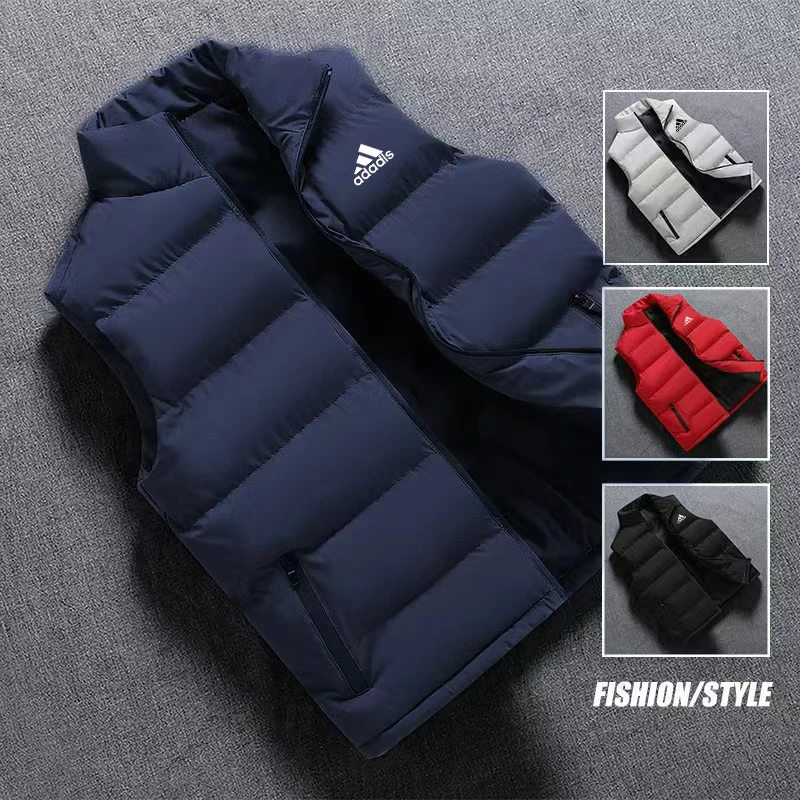 [一折专区]奥莱折扣加绒加厚款秋冬立领保暖马甲短款免烫标准厚款