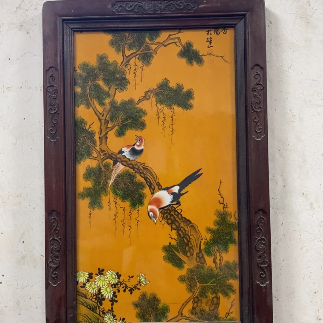 瓷片60*37*1景德镇瓷板画柴窑烧制景德镇瓷板画柴窑烧制