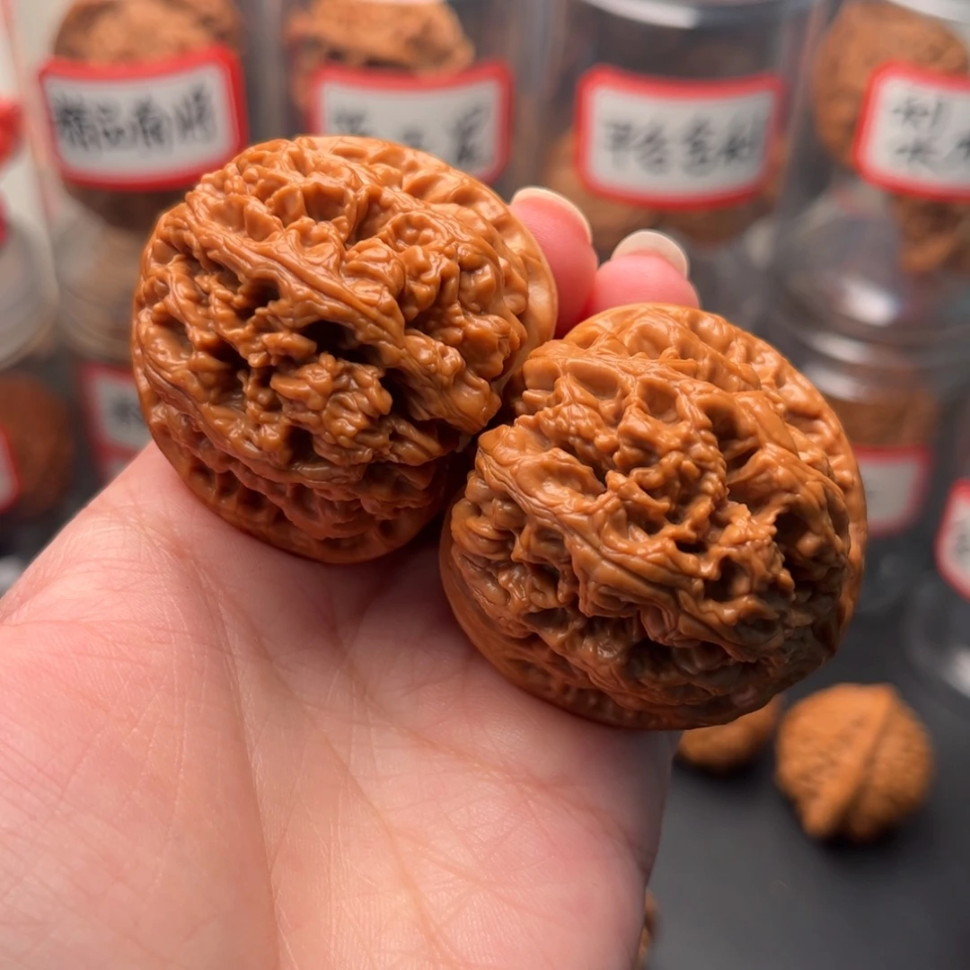 把件文玩核桃48大肚粗筋