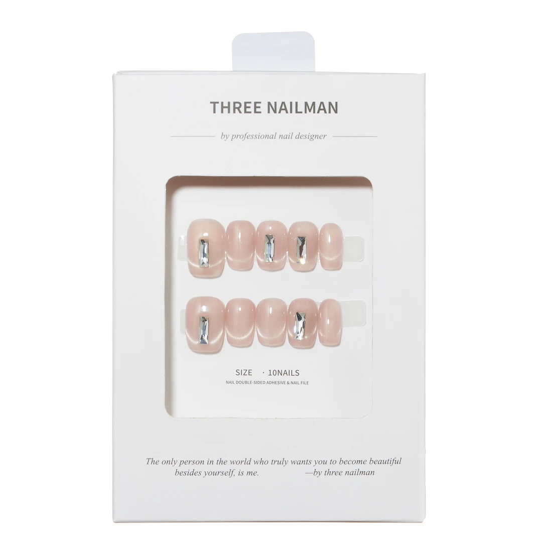 【果果/施家全华】施华洛全华钻纯手工定制美甲拆卸穿戴甲