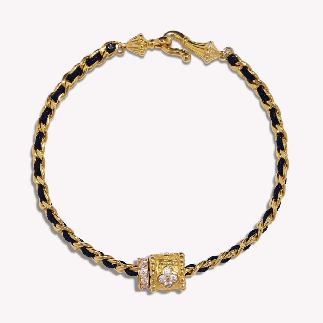 925银手链 【转经筒手链】拉丝气质时尚百搭复古小众个性女神手链